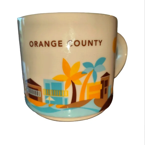 Starbucks Orange County "You Are Here" Collection Limited Edition Mug 14 Oz - Picture 7 of 11